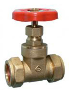 Picture of VGE brass gate valve 15mm - economy