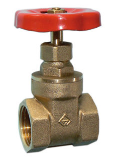 Picture of VGFE brass gate valve FxF 1/2" economy