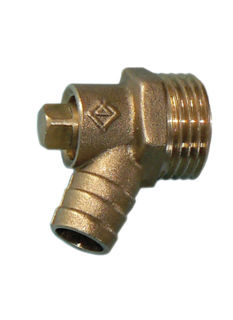 Picture of VDB brass draw-off cock B-type 1/2"