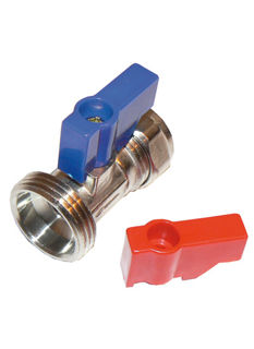 Picture of QW wash mac valve - strt  15mm x 3/4" CP