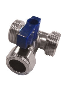 Picture of W/M valve tee 15mmx3/4"x3/4" dual appliance