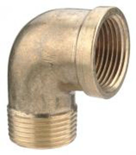 Picture of BF092 brass elbow 1/2" MxF