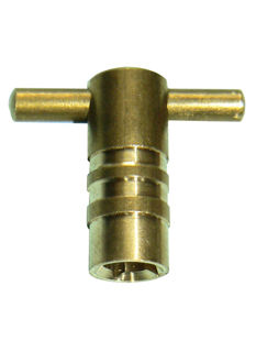 Picture of Brass vent key for radiator - standard