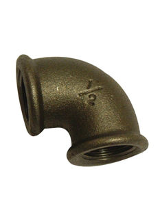 Picture of BM090 BLACK 90' elbow FxF 1/4"