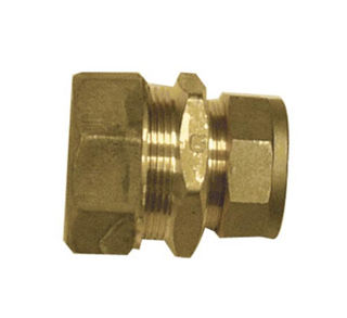 Picture of PP01R comp red coupling poly P25x22mm
