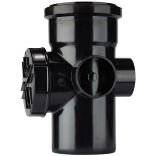 Picture of 110Mm Access Pipe Pushfit Black