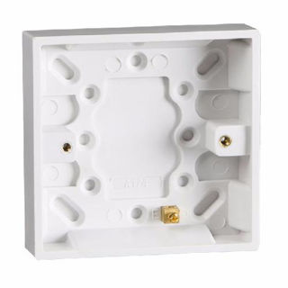 Picture of Elec Plastic pattress box - single 25mm