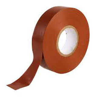 Picture of Elec PVC insulation tape 19mm x 33m brown
