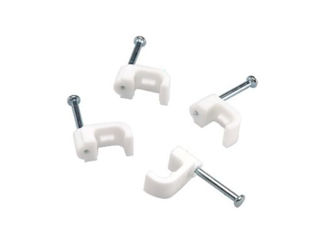 Picture of Elec Cable clips - flat 1.5mm 100 pack