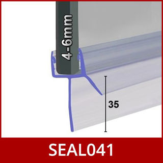 Picture of 1 Mtre 4-6mm Glass 35mm Blade Seal