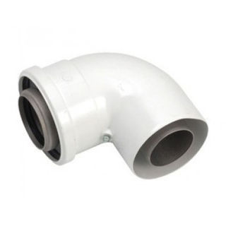 Picture of Vaillant HE 100mm 90 Deg Elbow Ecomax/Tec Cndsng Blrs 303910