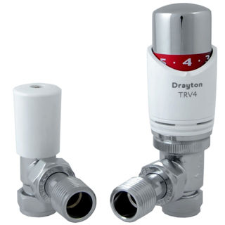 Picture of Drayton TRV4 15mm A+LS CHR BLIST