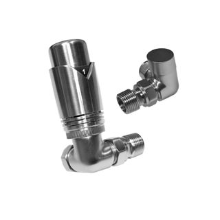 Picture of Ultima Corner TRV8 Valve Set Chrome Chrome 15mm