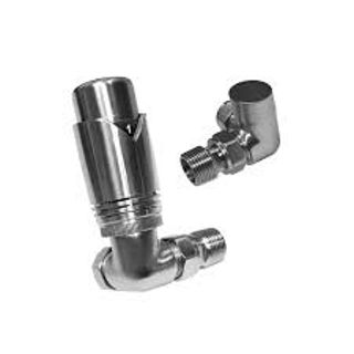 Picture of Ultima Corner TRV8 Valve Set Brushd Brushed Nickel Finish 15mm