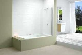 Picture of Merlyn Bathscreens 800 x 1500mm Single Curved Bathscreen