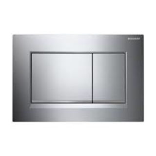 Picture of Geberit  flush plate Sigma30 for dual flush: gloss chrome-plated, matt chrome-plated