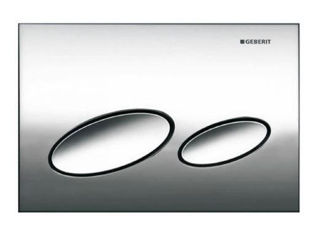 Picture of Geberit  flush plate Kappa20 for dual flush: gloss chrome-plated