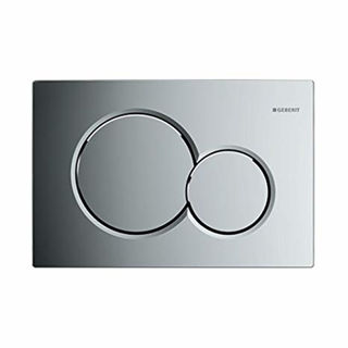 Picture of Geberit  flush plate Sigma01 for dual flush: gloss chrome-plated