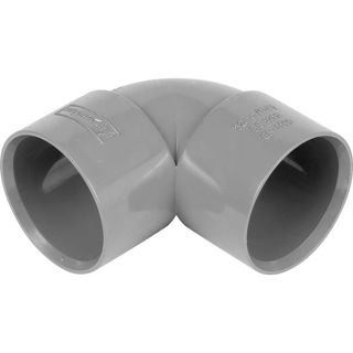 Picture of 32mm Solvent Knuckle 90 Deg Bend Solvent Grey
