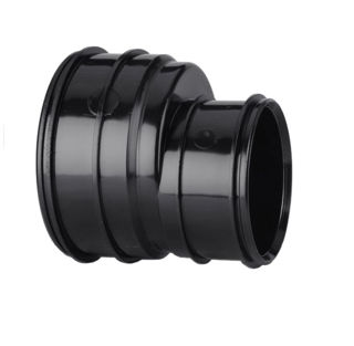 Picture of 110mm - 82mm Reducer Double Socket Black
