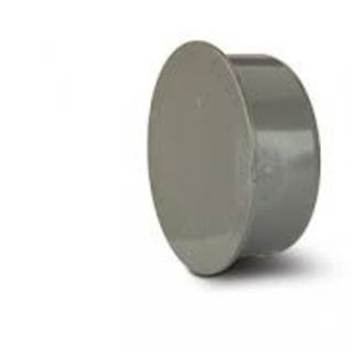 Picture of 110mm Soil Socket Plug Solvent Grey