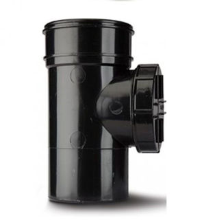 Picture of 110mm Solvent Access Pipe S/S Black