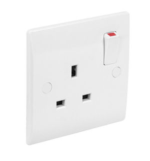 Picture of Elec 13A socket - single switched