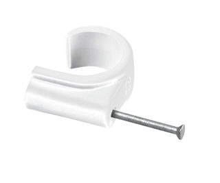 Picture of HEP2O  White 22mm Nail Pipe Clip (50)