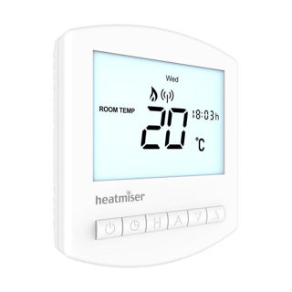 Picture of Heatmiser Slimline V4 Multi-Mode Thermostat White