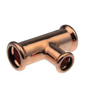 Picture of Pegler Xpress S25 reduced branch tee 28 x 28 x 22mm Copper