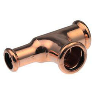 Picture of Pegler Xpress S26 reducer tee 22 x 15x 22mm Copper
