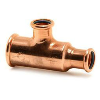 Picture of Pegler Xpress S27 reducer tee 22 x 15 x 15mm Copper
